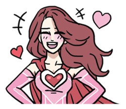 AsB - 114 Heart Girl & Heart Ranger sticker #11467783