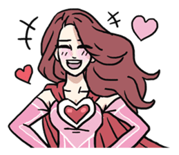 AsB - 114 Heart Girl & Heart Ranger sticker #11467783