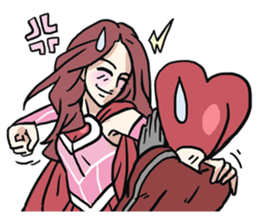 AsB - 114 Heart Girl & Heart Ranger sticker #11467784