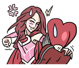 AsB - 114 Heart Girl & Heart Ranger sticker #11467784