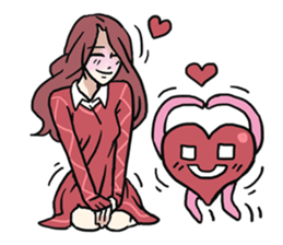 AsB - 114 Heart Girl & Heart Ranger sticker #11467790