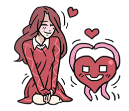 AsB - 114 Heart Girl & Heart Ranger sticker #11467790