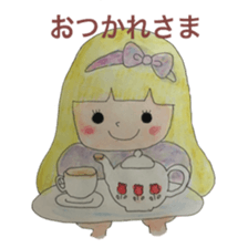 water-color painting Fairy Tale part 2 sticker #11468320