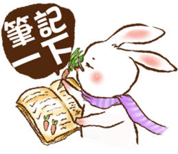 PANTSU FOUR RABBITS sticker #11468713