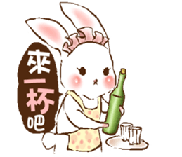 PANTSU FOUR RABBITS sticker #11468727