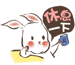 PANTSU FOUR RABBITS sticker #11468747