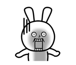 Very hard rabbit sticker #11468953