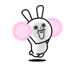 Very hard rabbit sticker #11468956