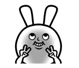 Very hard rabbit sticker #11468962
