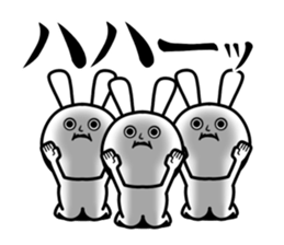 Very hard rabbit sticker #11468963