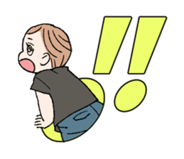 Jump out! Chi-san sticker #11469842