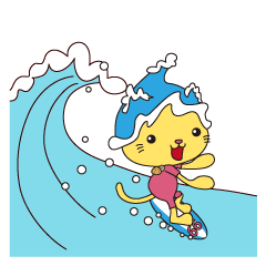 KUKURIN Surf Sticker