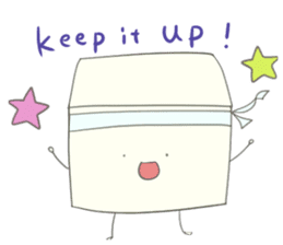 Tofu amd Mame chan! sticker #11470259