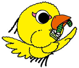 small bird PINO sticker #11471006
