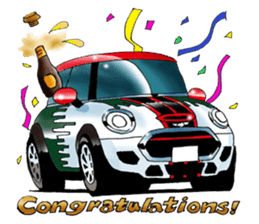 MINI JCW RALLYTEAM. LINE STICKER sticker #11471956