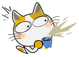 Mi-ke cat Mimi 4th sticker #11472050