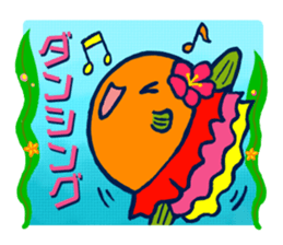 Passion sunfish sticker #11472377