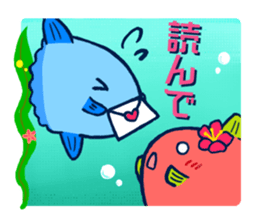 Passion sunfish sticker #11472380