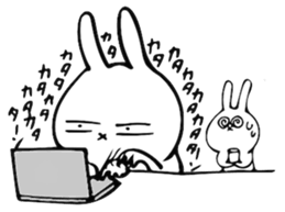 Easygoing rabbits vol.1 sticker #11472788