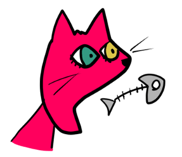 Cheer you up,Colorful Cats sticker #11473473