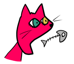 Cheer you up,Colorful Cats sticker #11473473