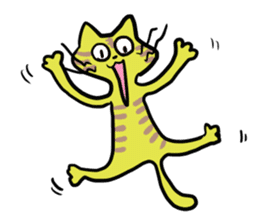 Cheer you up,Colorful Cats sticker #11473491