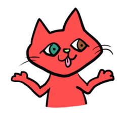 Cheer you up,Colorful Cats sticker #11473494