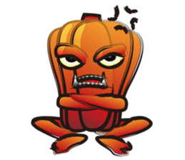 GO! Green pepper man sticker #11473525