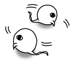 Daily life sticker of the ghost sticker #11473965
