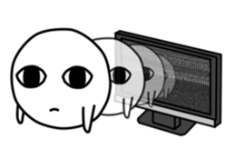 Daily life sticker of the ghost sticker #11473973