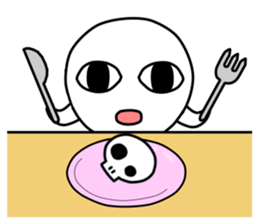 Daily life sticker of the ghost sticker #11473975