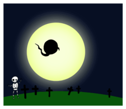 Daily life sticker of the ghost sticker #11473981