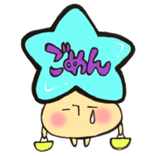 Mr. Libra mushroom sticker #11474177