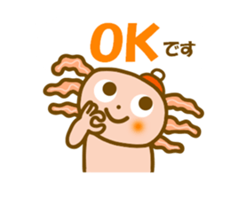 Daily Axolotl sticker sticker #11474197