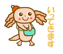 Daily Axolotl sticker sticker #11474210