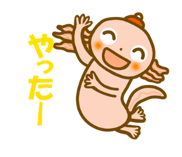 Daily Axolotl sticker sticker #11474220