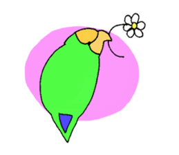 Azuki and Kiji the cat sticker #11474245