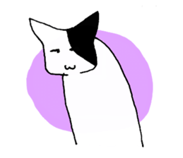 Azuki and Kiji the cat sticker #11474253