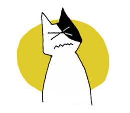 Azuki and Kiji the cat sticker #11474255