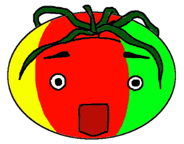 Cheerful tomato sticker #11474400