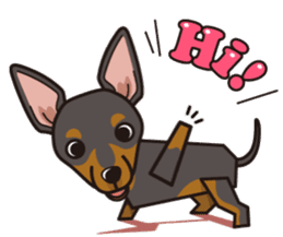 iinu - Toy Manchester Terrier sticker #11474594