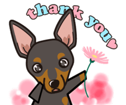 iinu - Toy Manchester Terrier sticker #11474596