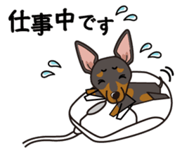 iinu - Toy Manchester Terrier sticker #11474601