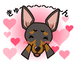 iinu - Toy Manchester Terrier sticker #11474602