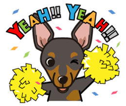 iinu - Toy Manchester Terrier sticker #11474603