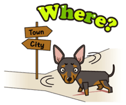 iinu - Toy Manchester Terrier sticker #11474606