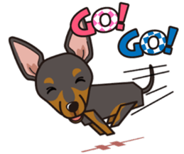 iinu - Toy Manchester Terrier sticker #11474607