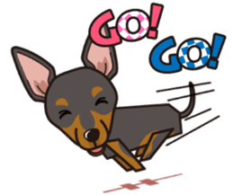 iinu - Toy Manchester Terrier sticker #11474607