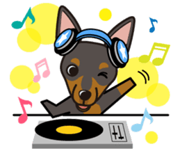 iinu - Toy Manchester Terrier sticker #11474611