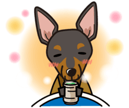 iinu - Toy Manchester Terrier sticker #11474616